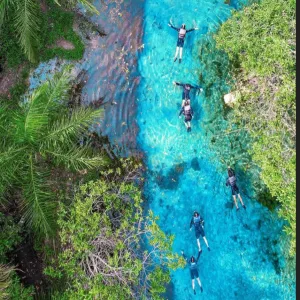Nascente Azul Flutuação